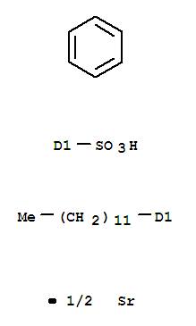 Strontium dodecyl benzene sulfonate