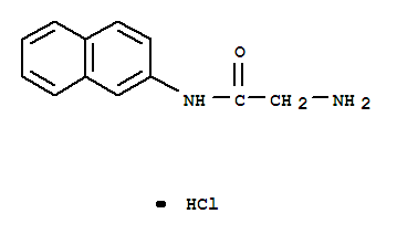 Acetamide,2-amino-N-2-naphthalenyl-, hydrochloride (1:1)