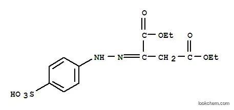 Molecular Structure of 121-94-8 (1,4-diethyl 2-[(4-sulphophenyl)hydrazono]succinate)