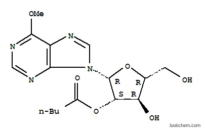 Molecular Structure of 121032-22-2 (2'-valeryl-6-methoxypurine arabinoside)
