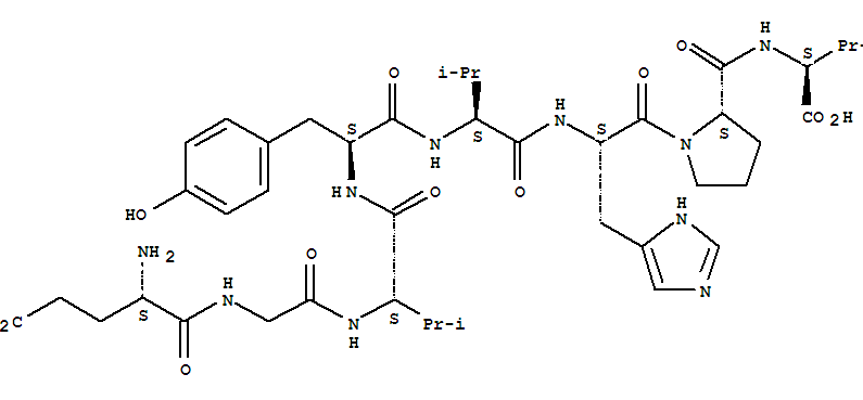 L-Valine, L-a-glutamylglycyl-L-valyl-L-tyrosyl-L-valyl-L-histidyl-L-prolyl-