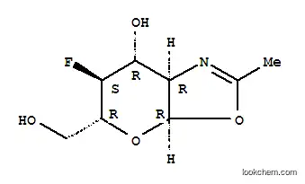 Molecular Structure of 121496-67-1 (2-methyl-(3,6-di-O-acetyl-1,2,4-trideoxy-4-fluoroglucopyrano)-(2,1-d)-2-oxazoline)