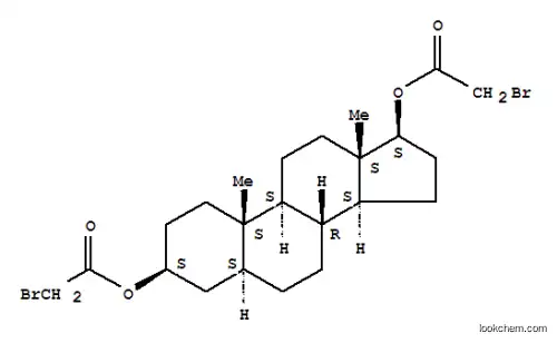 Molecular Structure of 121520-97-6 (5-dihydrotestosterone 3,17-bromoacetate)