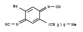 (2-BROMO-5-HEXYL-2,5-CYCLOHEXADIENE-1,4-DIYLIDENE)BIS-CYANAMIDE