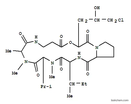 (10R,13R,16R,19S)-16-butan-2-yl-3-(3-chloro-2-hydroxypropyl)-10,11,14-trimethyl-13-propan-2-yl-4-oxa-1,8,11,14,17-pentazabicyclo[17.3.0]docosane-2,5,9,12,15,18-hexone