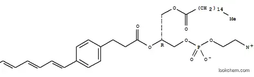 Molecular Structure of 121822-82-0 (2-(3-(diphenylhexatrienyl)propanoyl)-3-palmitoylphosphatidylcholine)