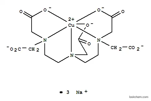 Molecular Structure of 12189-76-3 (DIETHYLENETRIAMINE-PENTAACETIC ACID CU(I)