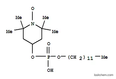 1-Piperidinyloxy, 4-(((dodecyloxy)hydroxyphosphinyl)oxy)-2,2,6,6-tetramethyl-