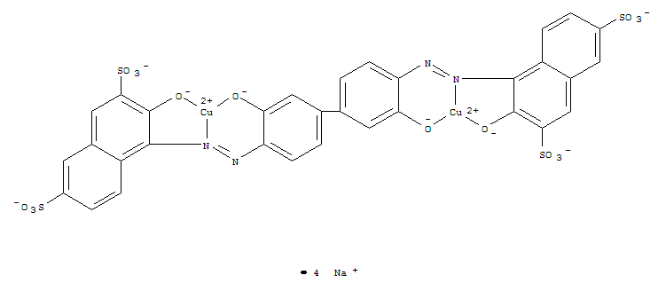 Cuprate(4-), [m-[[4,4'-[[3,3'-di(hydroxy-kO)[1,1'-biphenyl]-4,4'-diyl]bis(2,1-diazenediyl-kN1)]bis[3-(hydroxy-kO)-2,7-naphthalenedisulfonato]](8-)]]di-,sodium (1:4)
