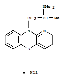 N,N-dimethyl-1-pyrido[3,2-b][1,4]benzothiazin-10-ylpropan-2-amine;hydrochloride CAS No.1225-60-1