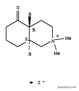 Molecular Structure of 122629-20-3 (octahydro-2-methyl-trans-5(1H)-isoquinolone methiodide)