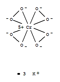 Chromate(3-),tetraperoxy-, tripotassium (9CI)