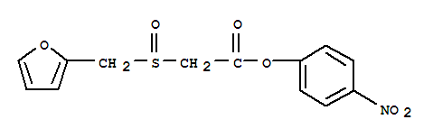 4-Nitrophenyl 3-(furfurylsulfinyl)acetic acid