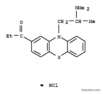 Molecular Structure of 1240-15-9 (PROPIONYLPROMAZINE HYDROCHLORIDE VETRAN&)