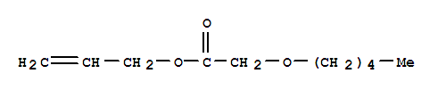 Acetic acid,2-(pentyloxy)-, 2-propen-1-yl ester