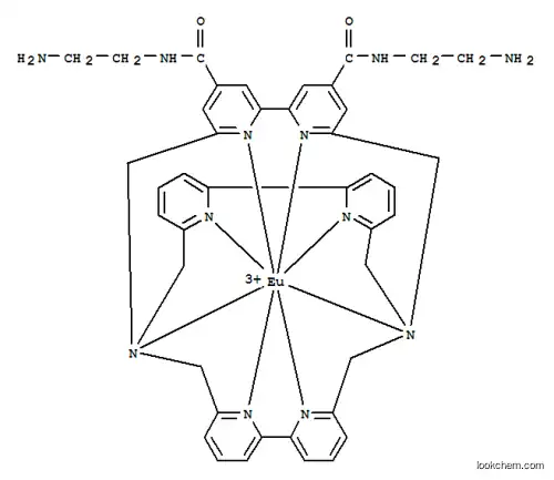 Molecular Structure of 125433-96-7 (Europium(III) cryptate)