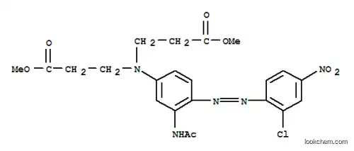 methyl 3-[3-acetamido-4-[(2-chloro-4-nitrophenyl)diazenyl]-N-(3-methoxy-3-oxopropyl)anilino]propanoate