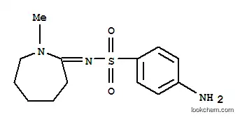 Molecular Structure of 126826-62-8 ((NZ)-4-amino-N-(1-methylazepan-2-ylidene)benzenesulfonamide)