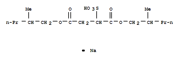 sodium 1,4-bis(2-methylpentyl) sulphonatosuccinate