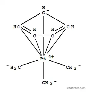 Molecular Structure of 1271-07-4 ((TRIMETHYL)CYCLOPENTADIENYLPLATINUM (IV))
