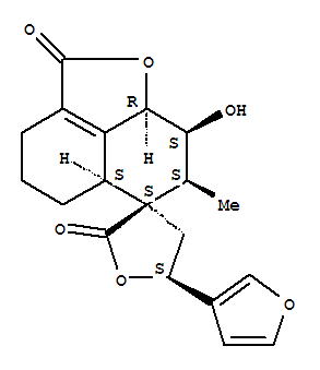 Spiro[furan-3(2H),6'-[6H]naphtho[1,8-bc]furan]-2,2'(4'H)-dione,5-(3-furanyl)-3',4,5,5',5'a,7',8',8'a-octahydro-8'-hydroxy-7'-methyl-,(3S,5S,5'aS,7'S,8'S,8'aR)-