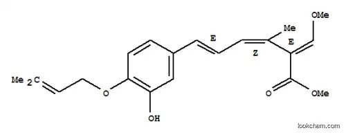 Molecular Structure of 129145-63-7 (Strobilurin F)