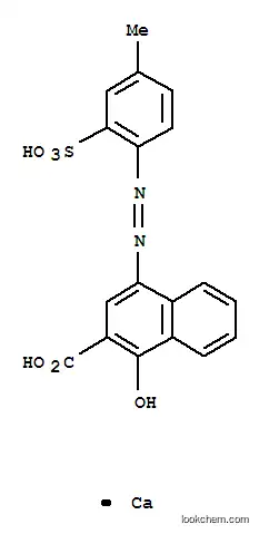 Molecular Structure of 129212-13-1 (2-Naphthalenecarboxylicacid, 1-hydroxy-4-[2-(4-methyl-2-sulfophenyl)diazenyl]-, calcium salt (1:1))