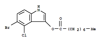 Octanoic acid 5-bromo-4-chloro-1H-indol-3-yl ester