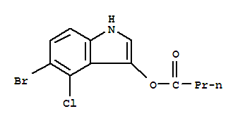 (5-bromo-4-chloro-1H-indol-3-yl)butanoate