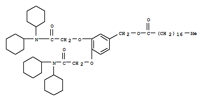 4-OCTADECANOYLOXYMETHYL-N,N,N',N'-TETRACYCLOHEXYL-1,2-PHENYLENEDIOXYDIACETAMIDE