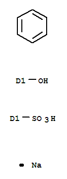 Molecular Structure of 1300-51-2 (Sodium2-hydroxybenzenesulfonate)
