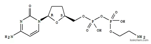 Molecular Structure of 130036-23-6 (2',3'-dideoxycytidine diphosphoethanolamine)
