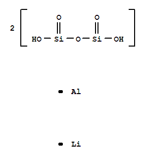 Petalite (AlLi(Si2O5)2)