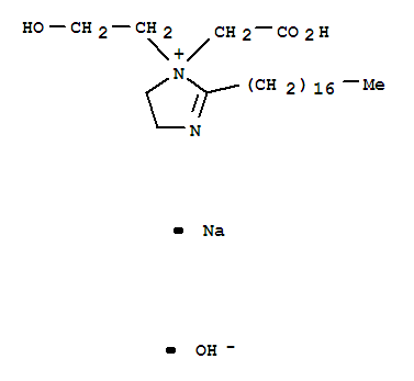 1H-Imidazolium,1-(carboxymethyl)-2-heptadecyl-4,5-dihydro-1-(2-hydroxyethyl)-, hydroxide,sodium salt (1:1:1)