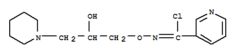 (3z)-n-(2-hydroxy-3-piperidin-1-ylpropoxy)pyridine-3-carboximidoyl Chloride
