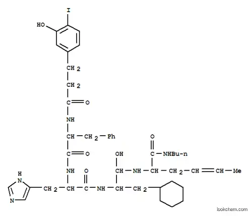 (E)-N-butyl-2-[[(1R,2S)-3-cyclohexyl-1-hydroxy-2-[[(2S)-1-[[(2S)-2-[3-(3-hydroxy-4-iodophenyl)propanoylamino]-3-phenylpropanoyl]amino]-3-(1H-imidazol-5-yl)-1-oxopropan-2-yl]amino]propyl]amino]hex-4-enamide