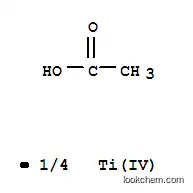 Molecular Structure of 13057-42-6 (titanium(4+) acetate)