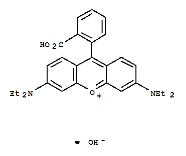 Xanthylium,9-(2-carboxyphenyl)-3,6-bis(diethylamino)-, hydroxide (1:1)