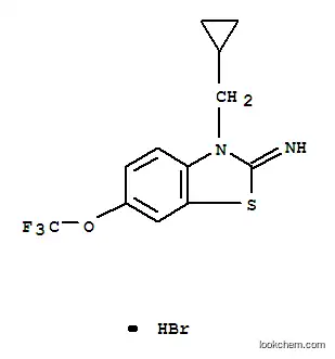 3-Cyclopropylmethyl-2-imino-6-trifluoromethoxybenzothiazoline hydrobromide