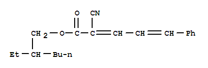 2-Ethylhexyl ??-cyano-5-phenyl-2,4-pentadienoate