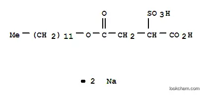 Molecular Structure of 13192-12-6 (disodium 4-dodecyl 2-sulphonatosuccinate)
