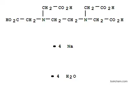 Molecular Structure of 13235-36-4 (Ethylenediaminetetraacetic acid tetrasodium salt)