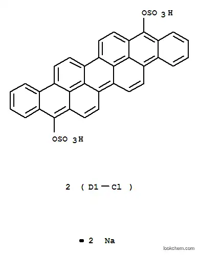 Molecular Structure of 1324-57-8 (Vat Violet 1, Solubilised)