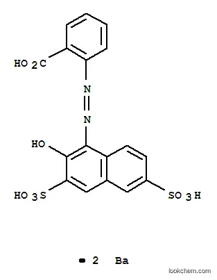 barium(2+) hydrogen 2-[(2-hydroxy-3,6-disulphonato-1-naphthyl)azo]benzoate