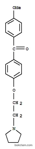 Molecular Structure of 13278-77-8 (4-(beta(N-pyrrolidinyl)ethoxy)-4'-methoxybenzophenone)
