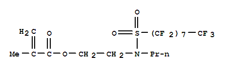 2-[1,1,2,2,3,3,4,4,5,5,6,6,7,7,8,8,8-heptadecafluorooctylsulfonyl(propyl)amino]ethyl 2-methylprop-2-enoate