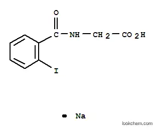 Molecular Structure of 133-17-5 (SODIUM O-IODOHIPPURATE)