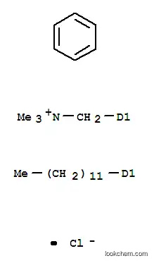 Molecular Structure of 1330-85-4 (Benzenemethanaminium,ar-dodecyl-N,N,N-trimethyl-, chloride (1:1))