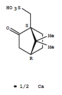 Bicyclo[2.2.1]heptane-1-methanesulfonicacid, 7,7-dimethyl-2-oxo-, calcium salt, (1S)- (9CI)