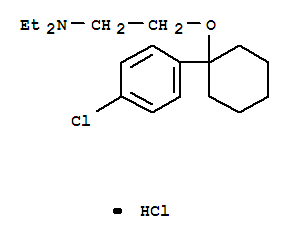 Ethanamine,2-[[1-(4-chlorophenyl)cyclohexyl]oxy]-N,N-diethyl-, hydrochloride (1:1)